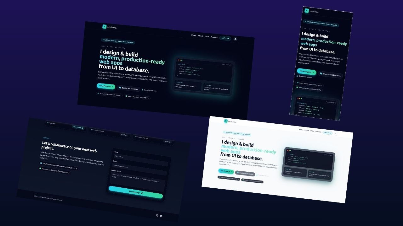 Kaighassy Suresh | Full Stack Developer